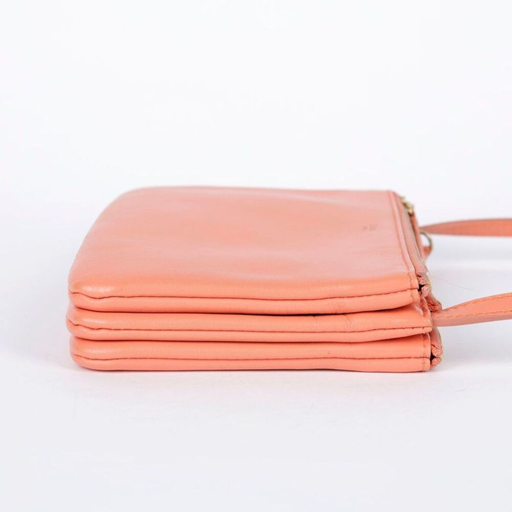 Medium Pink Leather Trio Crossbody Bag - Picture 6 of 10